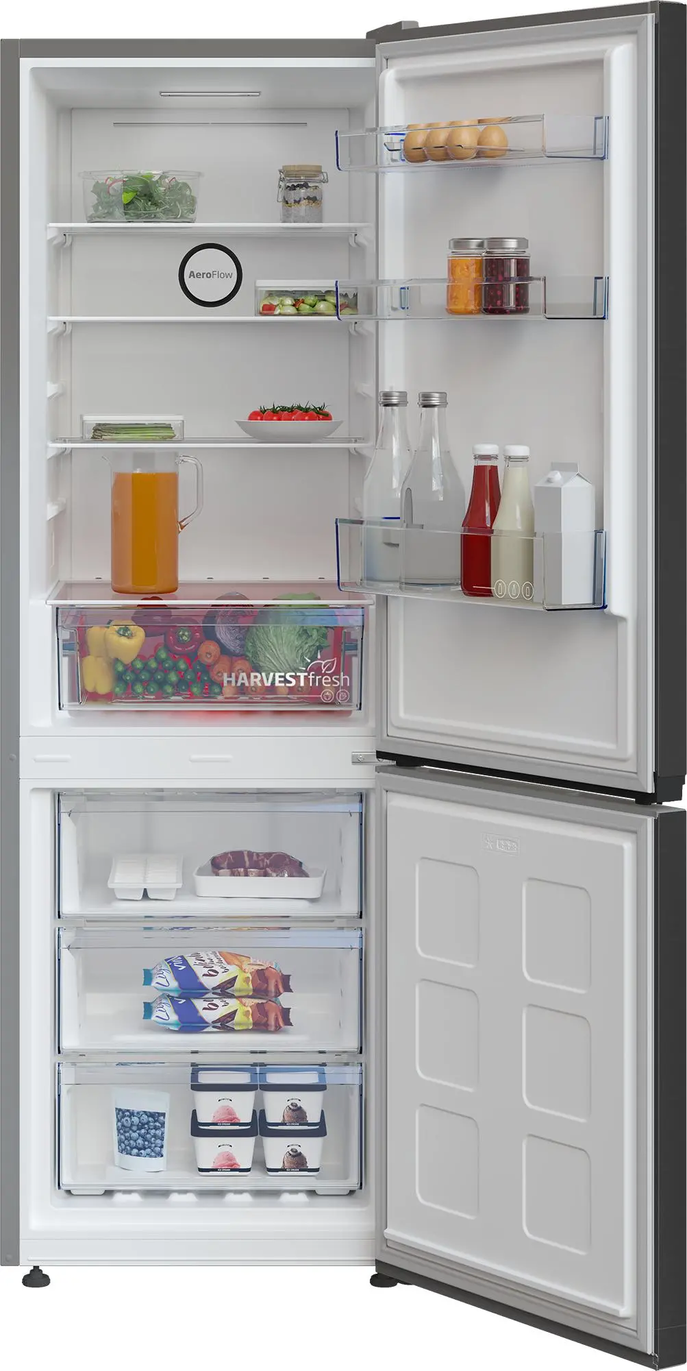Lodówka Beko b300 B3RCNA344HXBR Pełny No Frost 180cm Komora świeżości Dark Inox