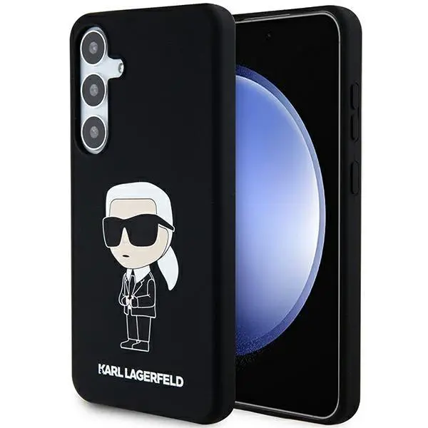 Etui Karl Lagerfeld Silicone Ikonik do Samsung Galaxy S24+ Czarny