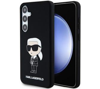 Etui Karl Lagerfeld Silicone Ikonik do Samsung Galaxy S24+ Czarny