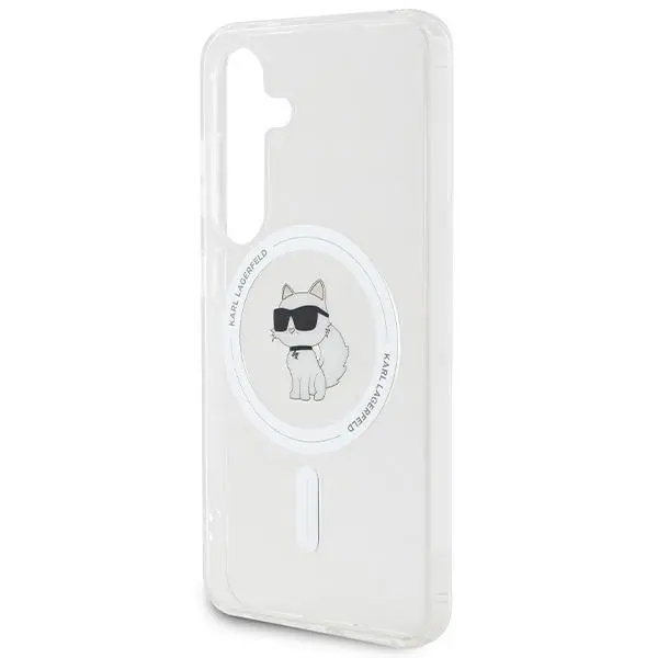 Etui Karl Lagerfeld IML Choupette MagSafe do Samsung Galaxy S24 Przezroczysty
