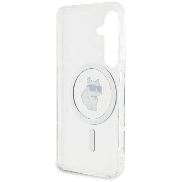 Etui Karl Lagerfeld IML Choupette MagSafe do Samsung Galaxy S24 Przezroczysty