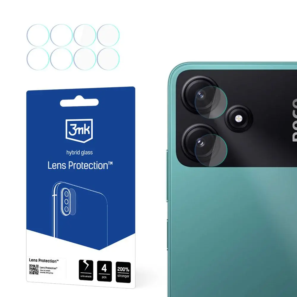 Szkło hybrydowe 3mk FlexibleGlass do POCO M6 Pro