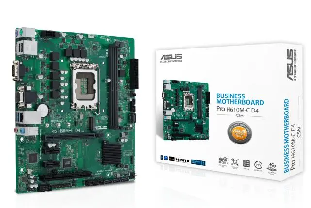 Płyta główna ASUS Pro H610M-C D4-CSM DDR4