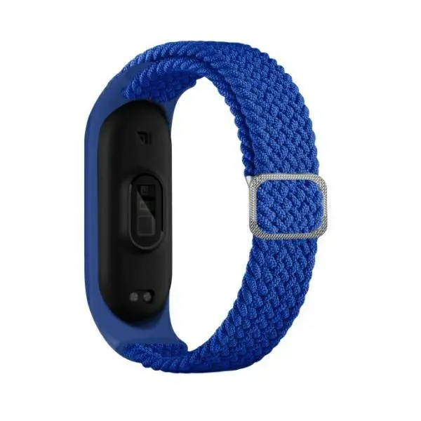 Pasek Beline do Mi Band 7/6/5 Textile niebieski