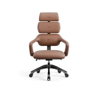 Fotel Diablo Chairs V-Modular Biurowy do 180kg Skóra ECO Brązowy