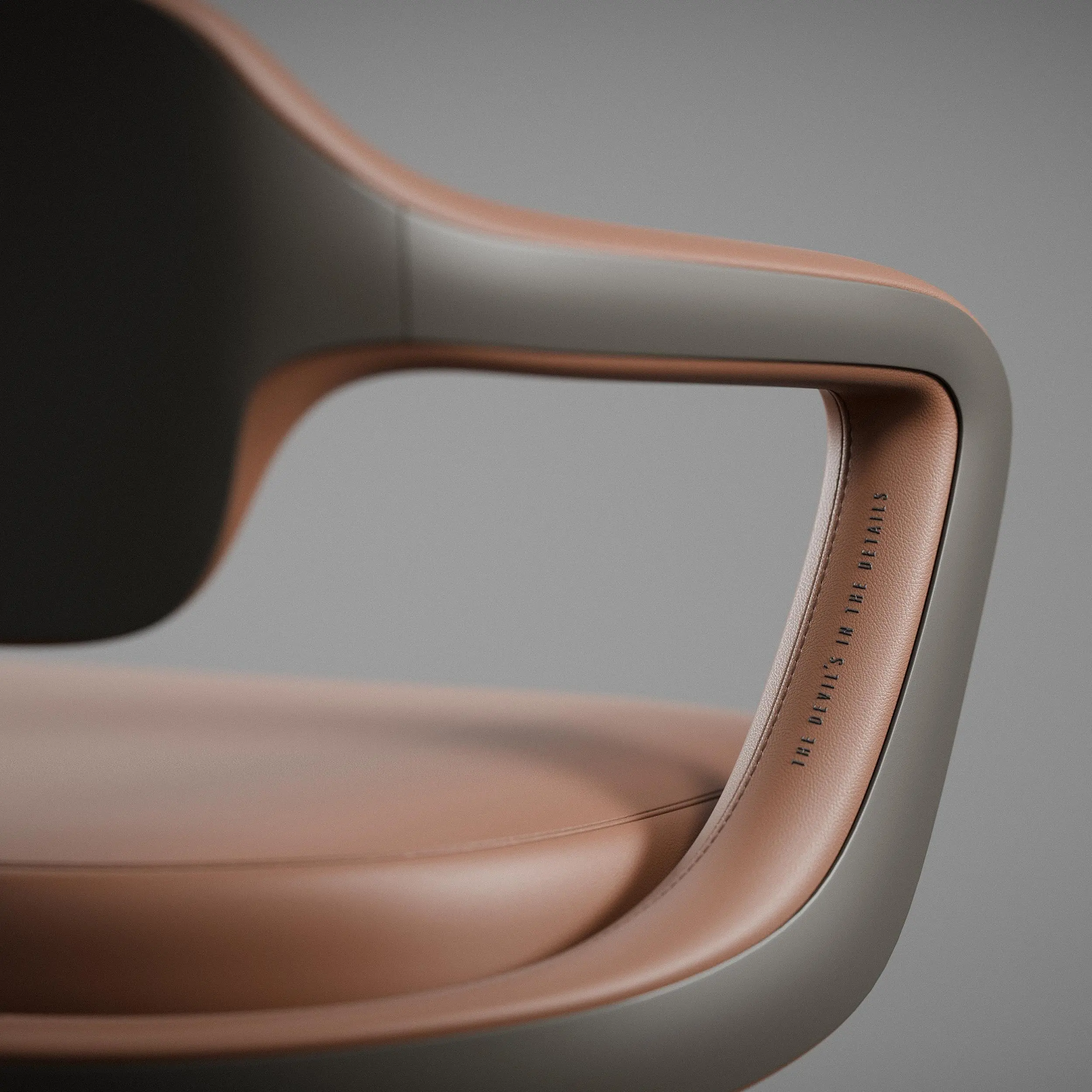 Fotel Diablo Chairs V-Modular Biurowy do 180kg Skóra ECO Brązowy