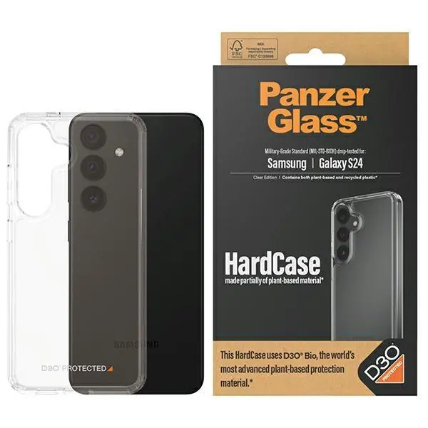 Etui PanzerGlass HardCase do Galaxy S24 Przezroczysty