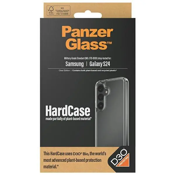 Etui PanzerGlass HardCase do Galaxy S24 Przezroczysty