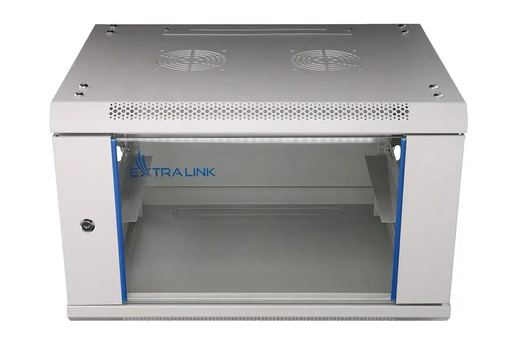 Szafa rack Extralink 6U 600x450 Szary