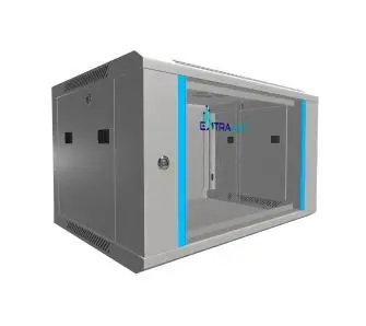 Szafa rack Extralink 6U 600x450 Szary