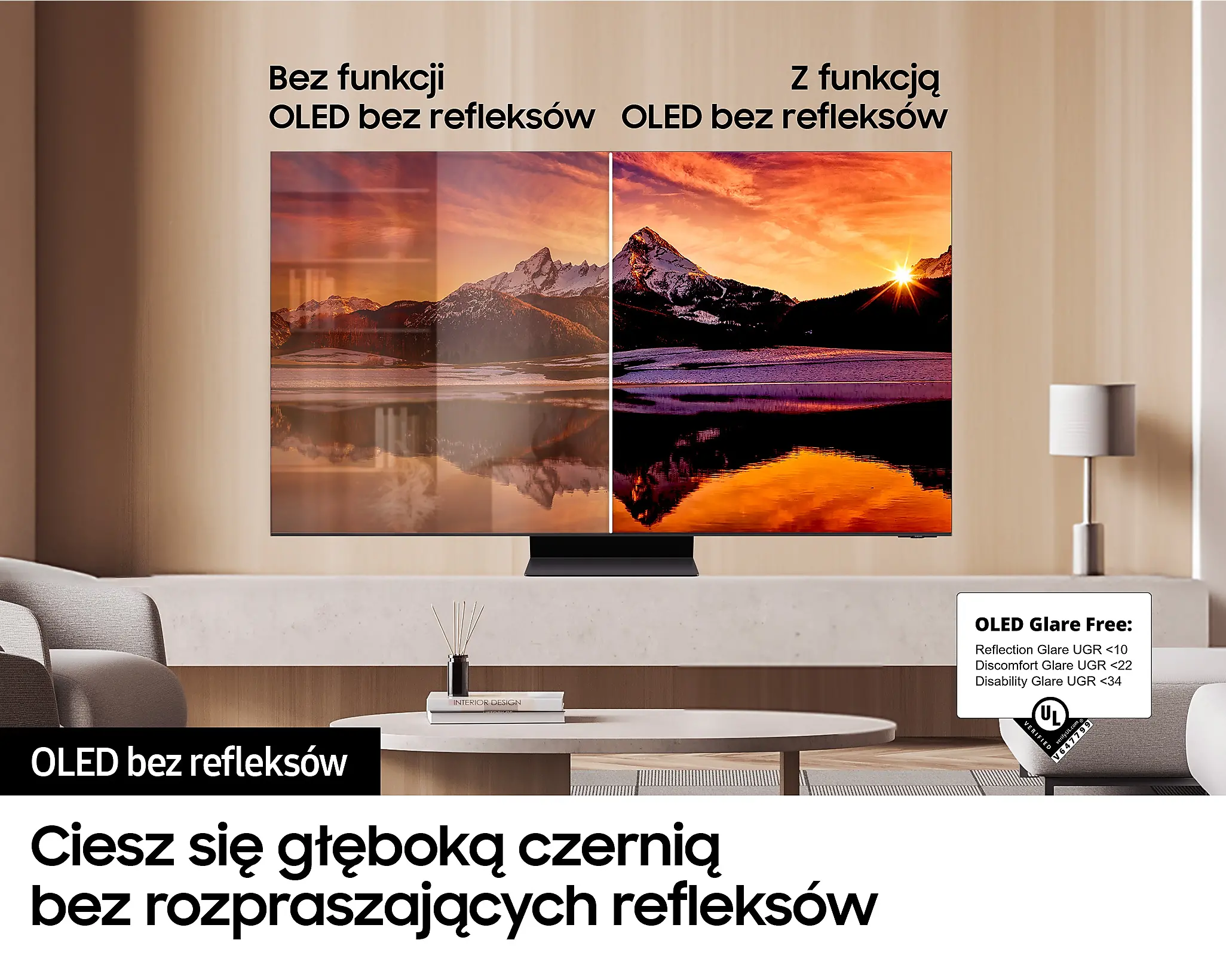 Telewizor Samsung QE65S95DAT 65" QD-OLED 4K 144Hz Tizen Dolby Atmos HDMI 2.1 DVB-T2