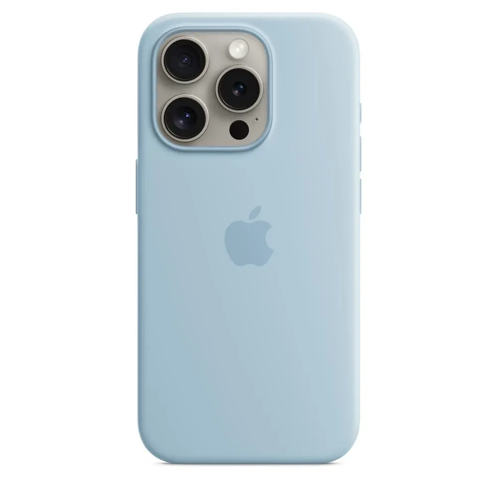 Etui Apple Silicone Case do iPhone 15 Pro Max Niebieski