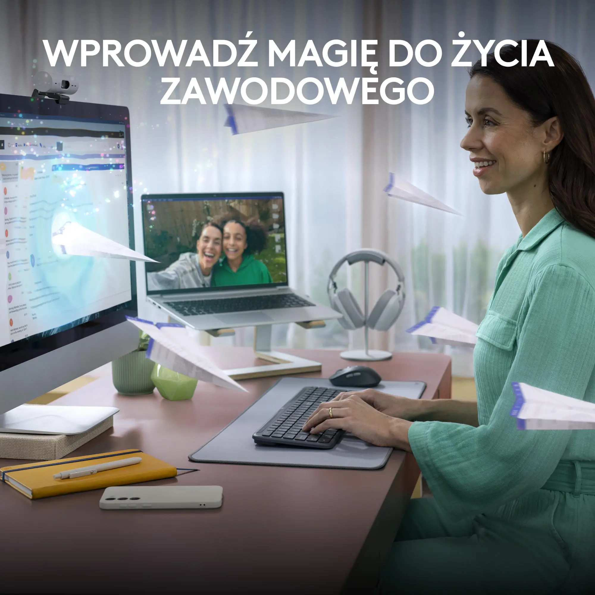 Klawiatura membranowa Logitech Signature Slim K950 Grafitowy