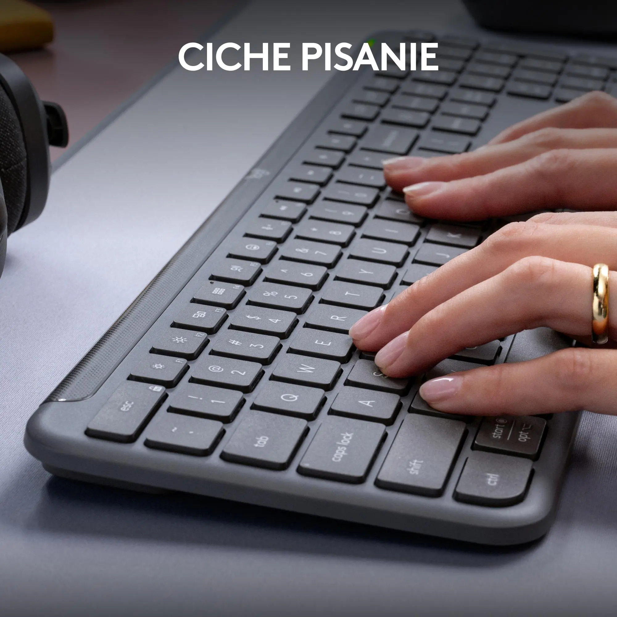 Klawiatura membranowa Logitech Signature Slim K950 Grafitowy