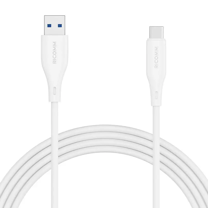 Kabel Ricomm USB-A do USB-C RLS004ACW 1,2m Biały
