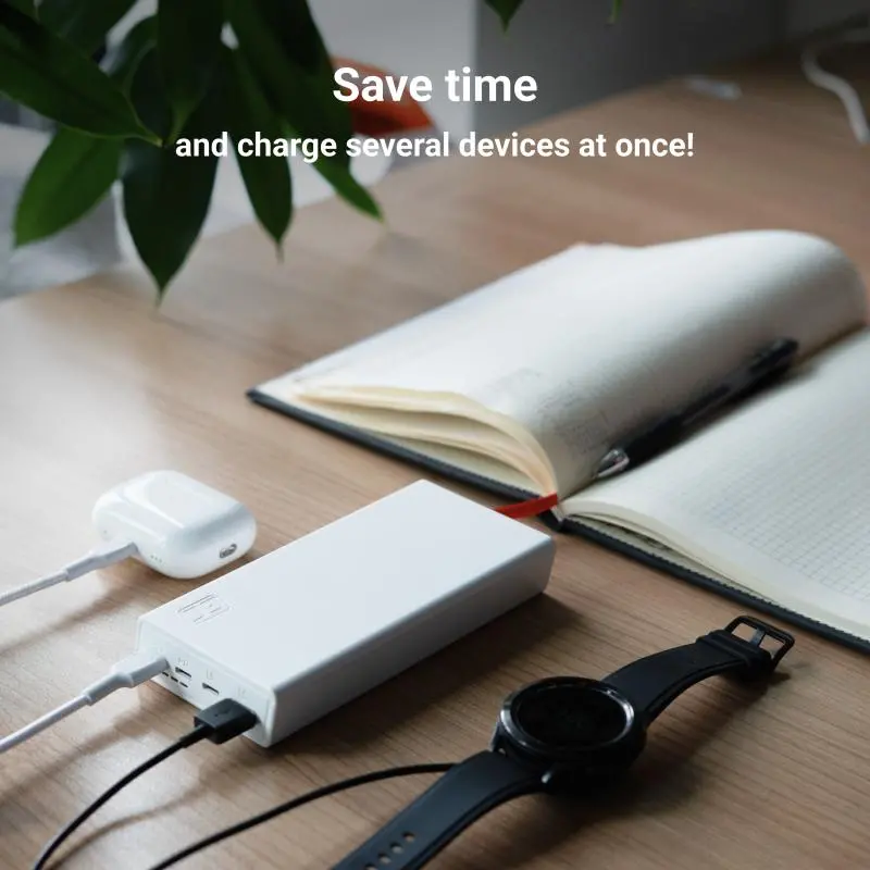 Powerbank Green Cell PowerPlay20S PBGC03SW 20000mAh 22,5W Biały