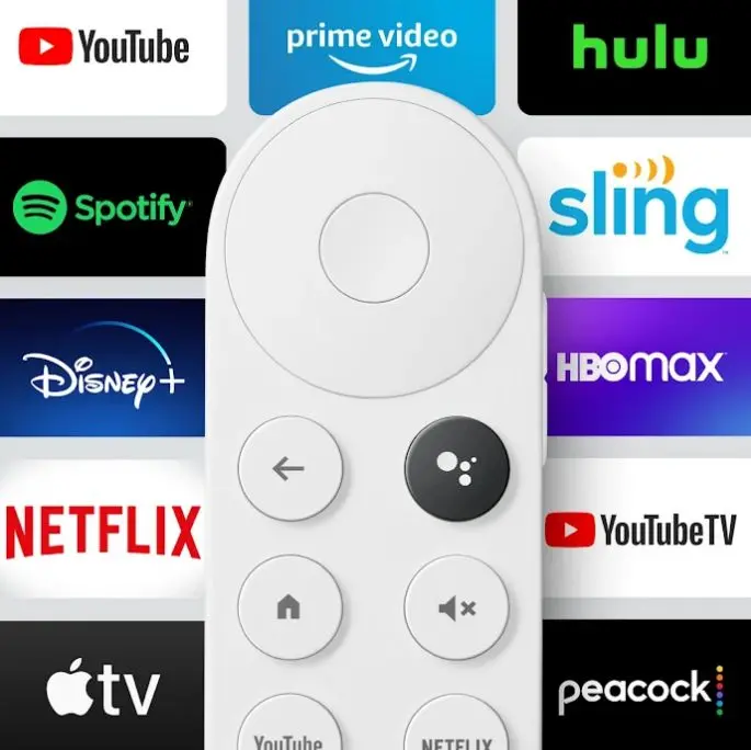 Odtwarzacz multimedialny Google Chromecast 4.0 z Google TV Sky Blue