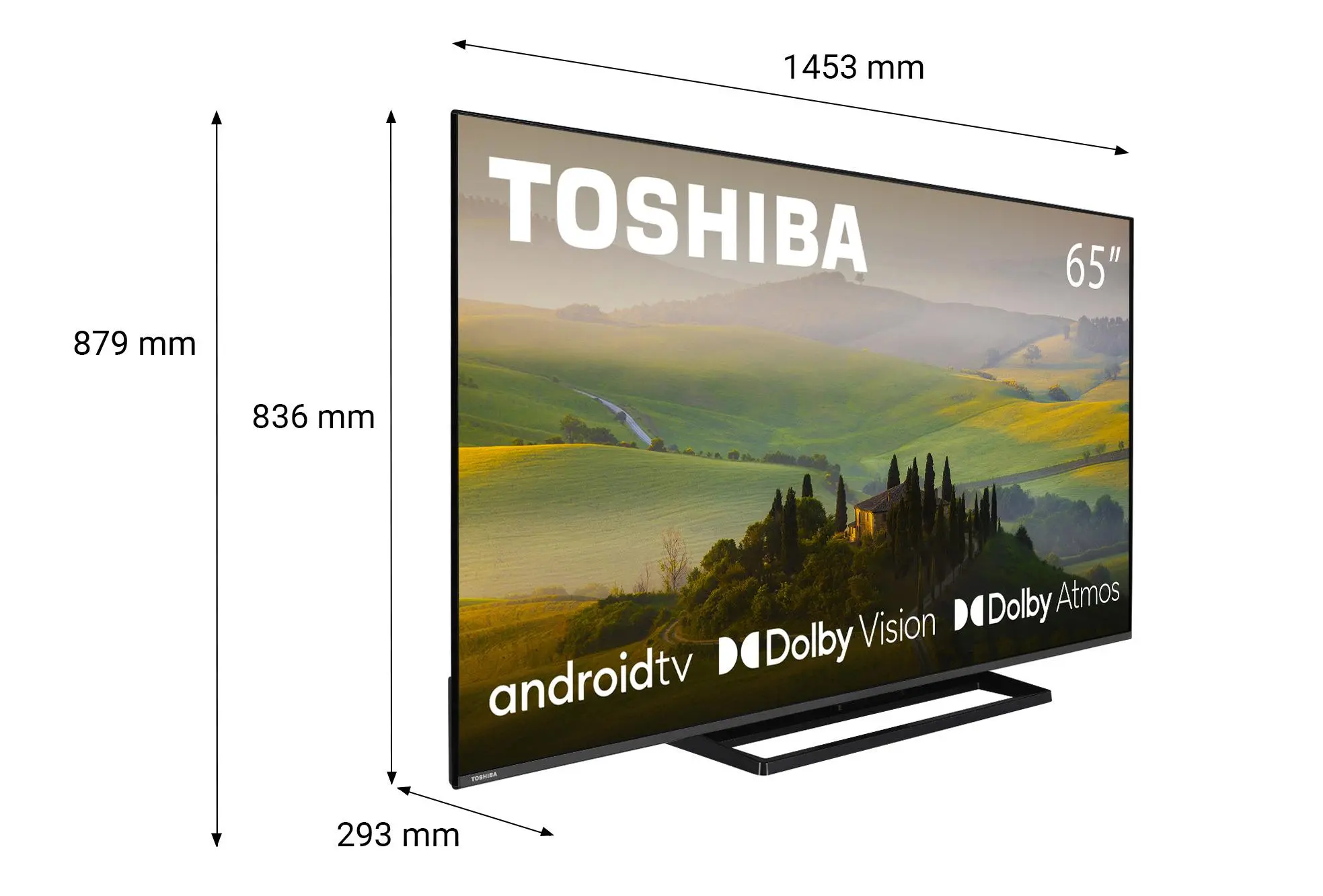 Telewizor Toshiba 65UA3E63DG 65" LED 4K Android TV Dolby Vision Dolby Atmos HDMI 2.1 DVB-T2
