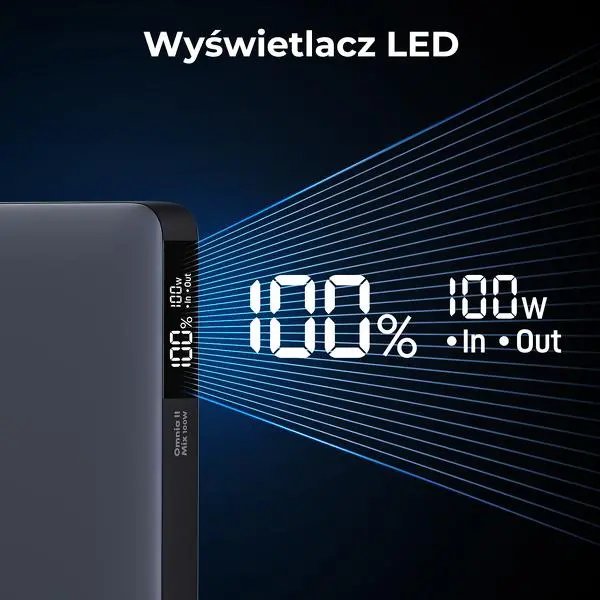 Powerbank Aukey PB-Y44 Sprint X 20000mAh 100W Szary