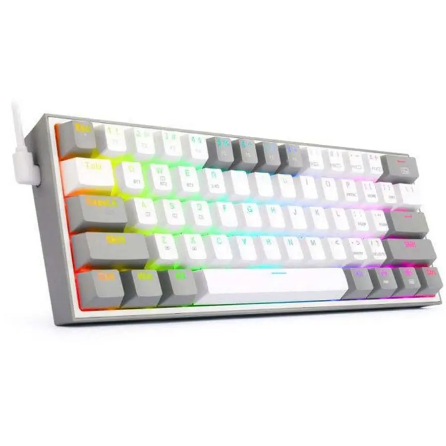 Klawiatura mechaniczna Redragon K616-RGB Fizz Pro Biało-szary