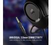 Słuchawki przewodowe z mikrofonem Corsair HS35 V2 Carbon CA-9011377-EU Nauszne Czarny