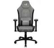 Aerocool CROWN AeroSuede Gamingowy do 150kg Tkanina Stone Grey