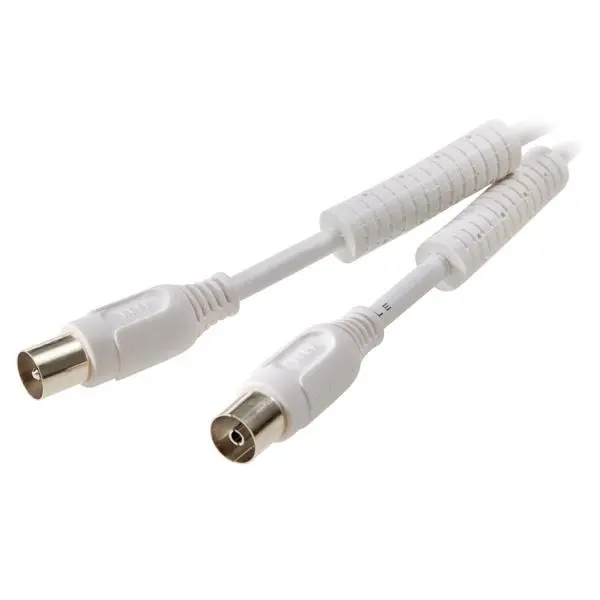 Kabel antenowy Vivanco 43043 1,5m Biały