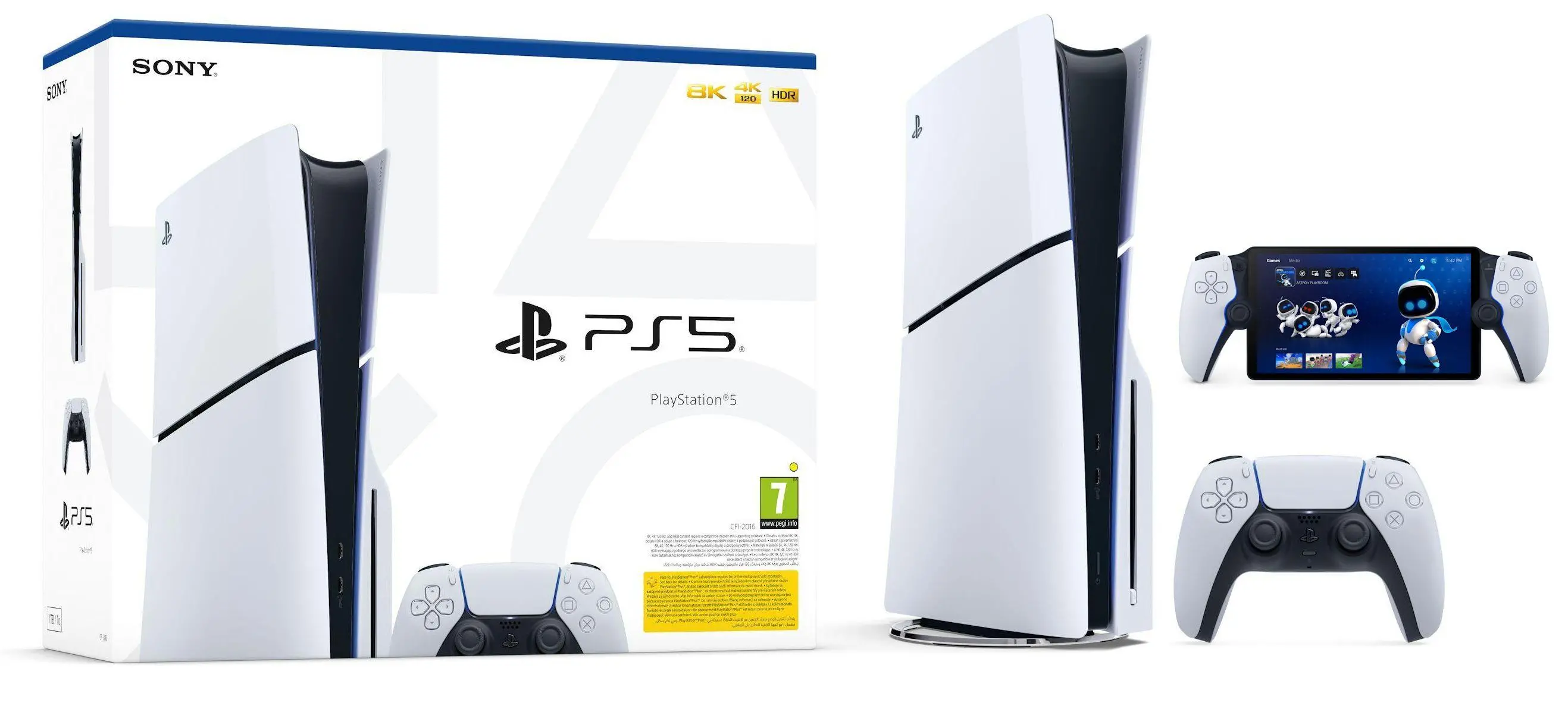 Konsola Sony PlayStation 5 Slim D Chassis (PS5) 1TB z napędem + PlayStation Portal