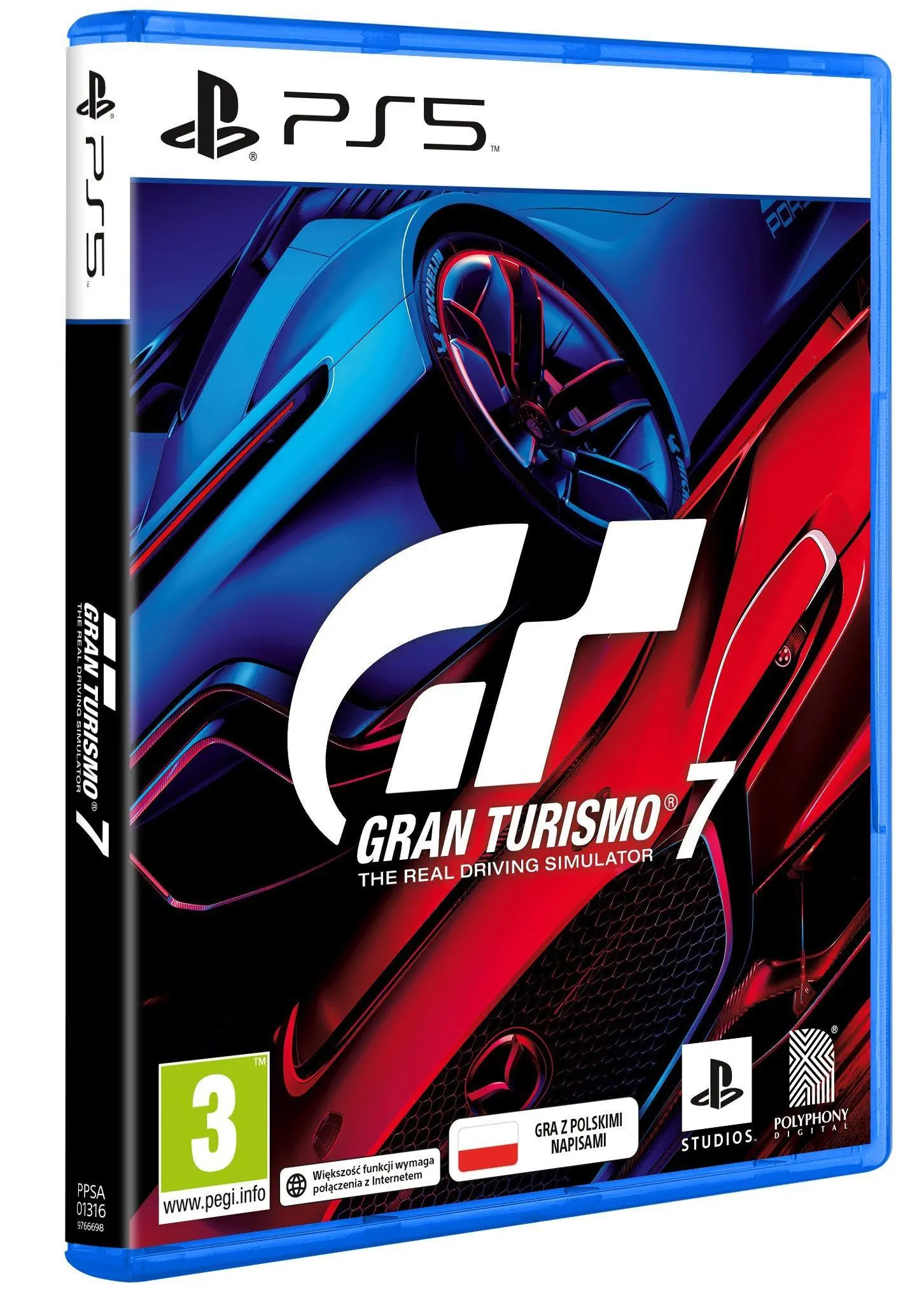 Konsola Sony PlayStation 5 Slim D Chassis (PS5) 1TB z napędem + Gran Turismo 7