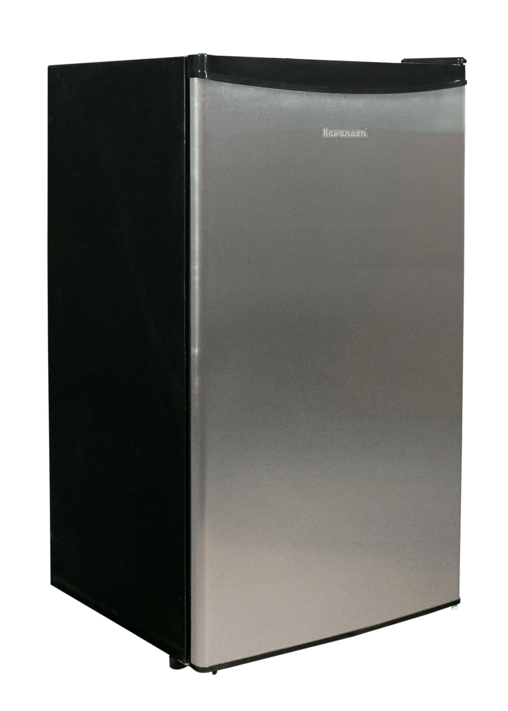 Lodówka Ravanson LKK-90ES 83cm Srebrno-czarny