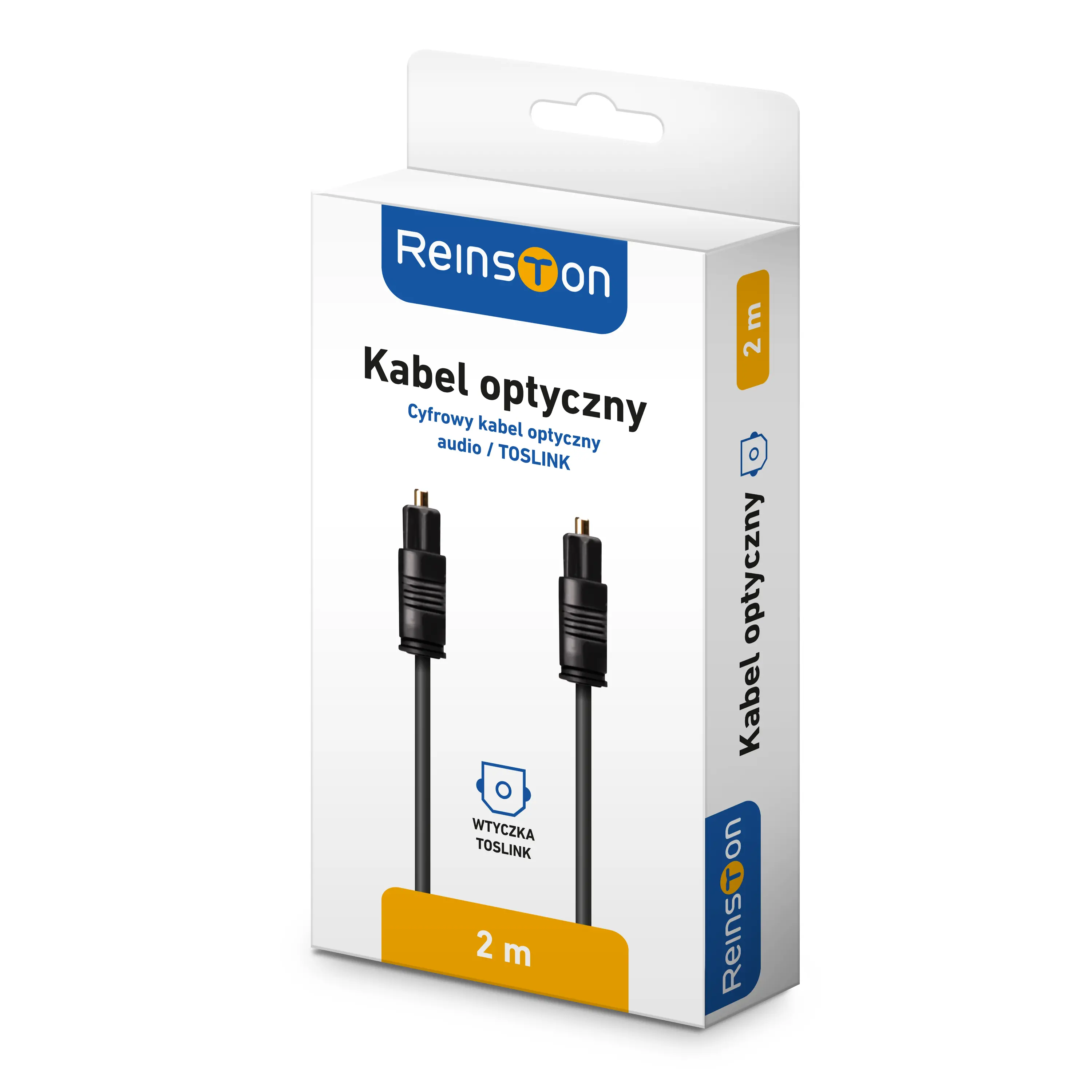 Kabel optyczny Reinston EK035 2m Czarny