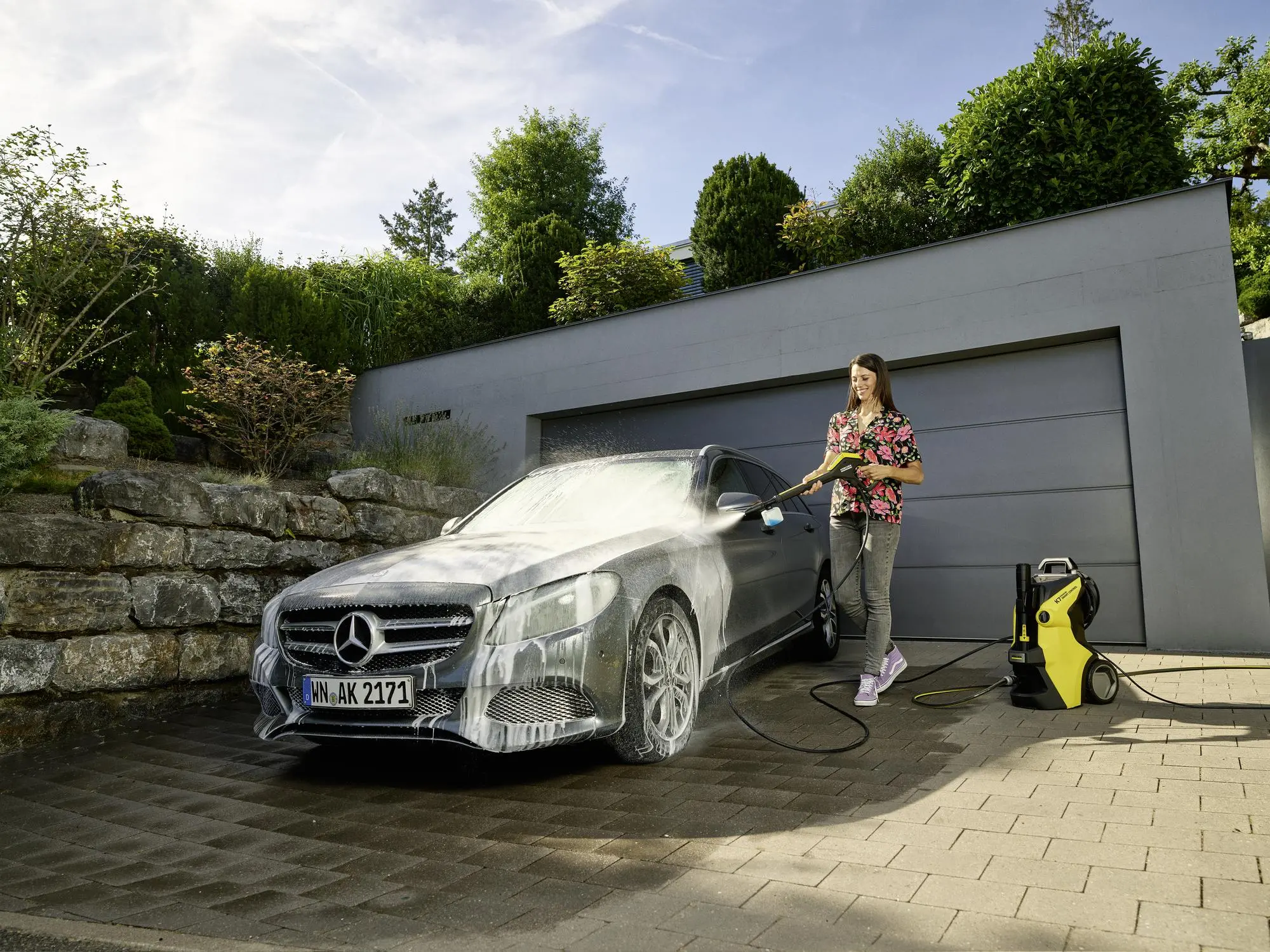 Myjka ciśnieniowa Karcher K 7 Premium Smart Control Anti-Twist Flex 1.317-237.0 600 l/h Pompa aluminiowa 10m