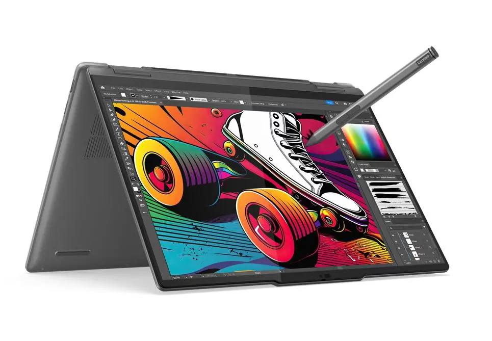 Laptop Lenovo Yoga 7 14IML9 OLED 14" Ultra 5 125H 16GB RAM 512GB Dysk SSD Win11 + Rysik + Etui Szary