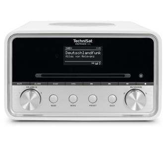 Radioodbiornik TechniSat DigitRadio 586 Radio FM DAB+ Internetowe Bluetooth Biało-srebrny