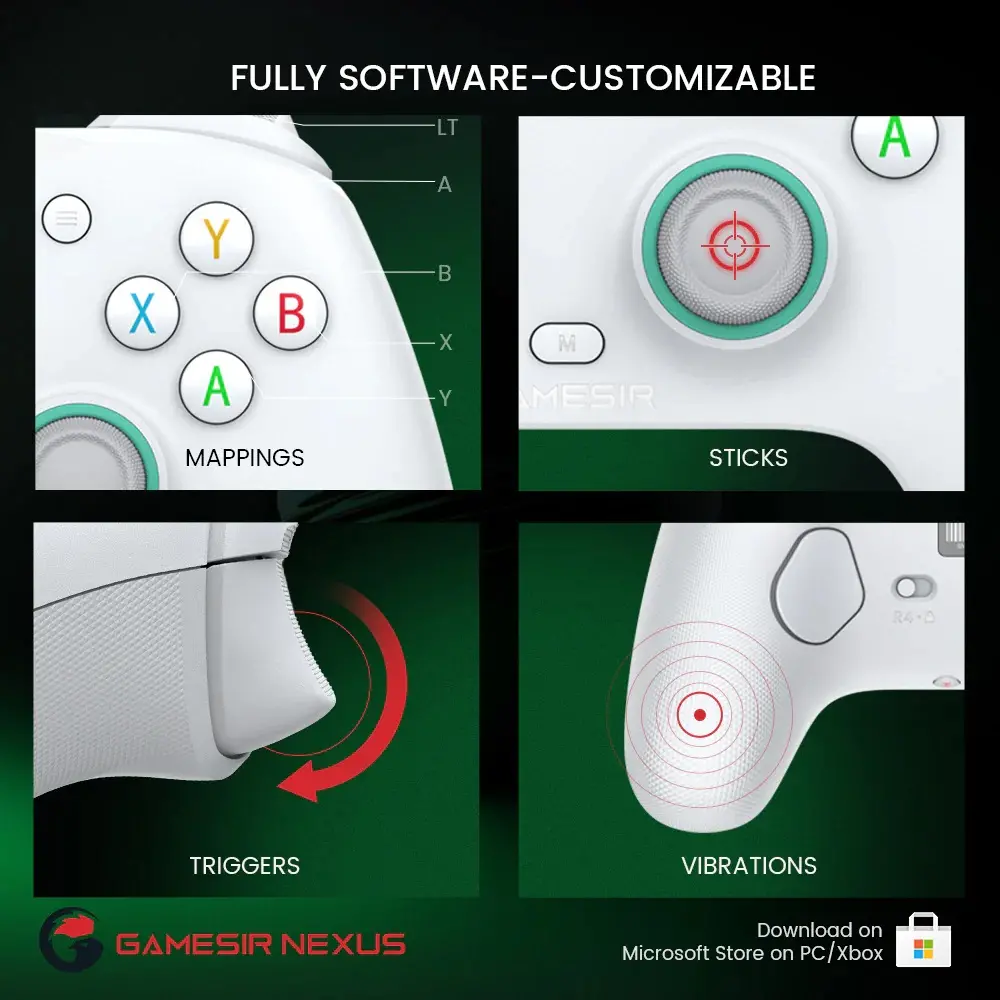 Pad GameSir HRG2298 G7 SE Wired do PC Xbox Przewodowy Biały