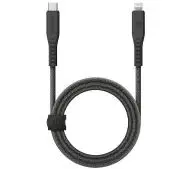 Energea Flow USB-C - Lightning C94 MFI 1.5m 60W 3A PD Fast Charge Czarny