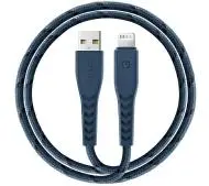 Energea Nyloflex USB do Lightning Charge and Sync C89 MFI 1,5m Niebieski