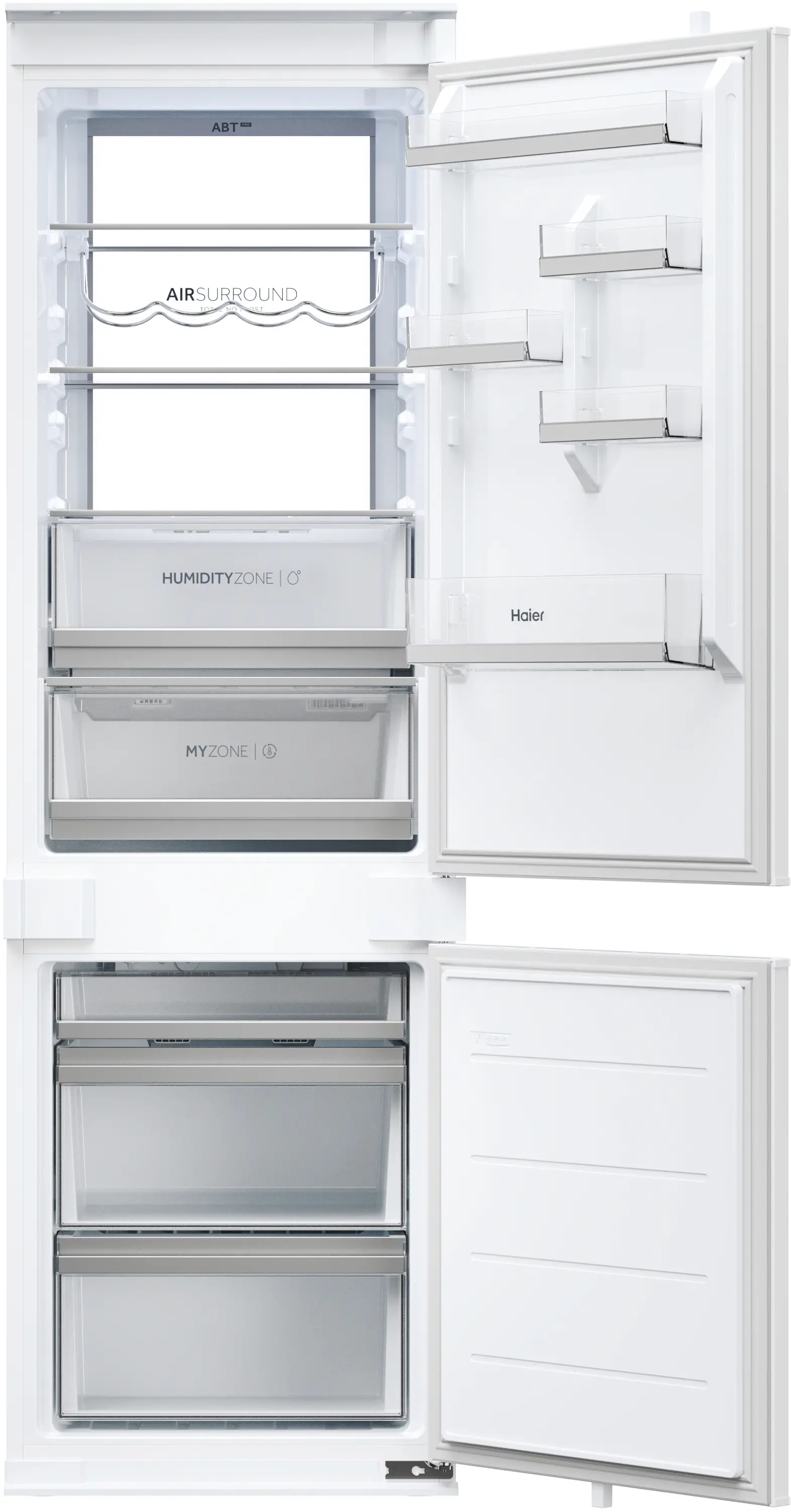 Lodówka Haier ID Seria 6 HBW7518DT Pełny No Frost 177,2cm Szuflada z kontrolą wilgotności