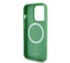 Etui Lacoste LCHMP15LPVCN Hardcase Iconic Petit Pique MagSafe do iPhone 15 Pro Zielony