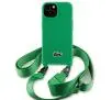 Etui Lacoste LCHCP15SSPVCN Hardcase Iconic Petit Pique Crossbody do iPhone 15 Zielony