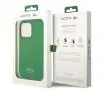 Etui Lacoste LCHMP15XSLON Hardcase Silicone MagSafe do iPhone 15 Pro Max Zielony