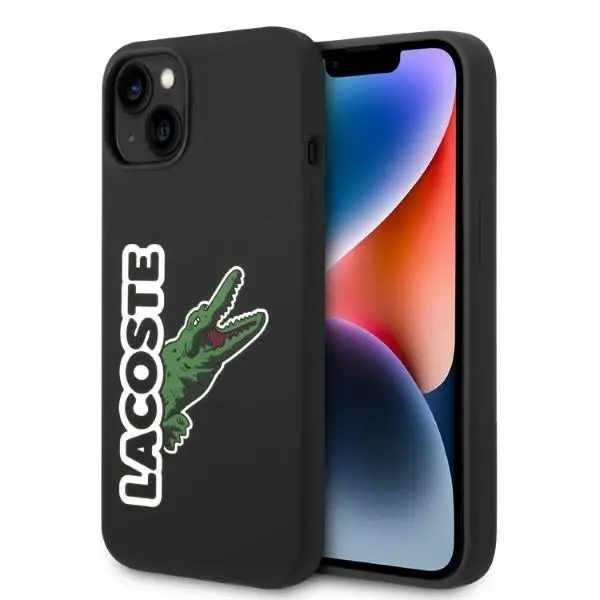 Etui Lacoste LCHCP14MSHK Hardcase Silicone Head Crocodile do iPhone 14 Plus Czarny