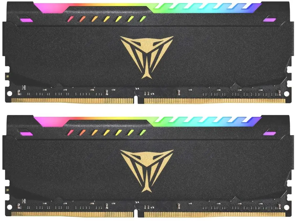 Pamięć RAM Patriot Viper Steel RGB DDR4 32GB (2 x 16GB) 3600 CL18 Czarny