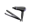 Zestaw suszarka + prostownica Remington D3016GP Jonizacja Zimny nawiew 2000W 2 prędkości 3 temperatury
