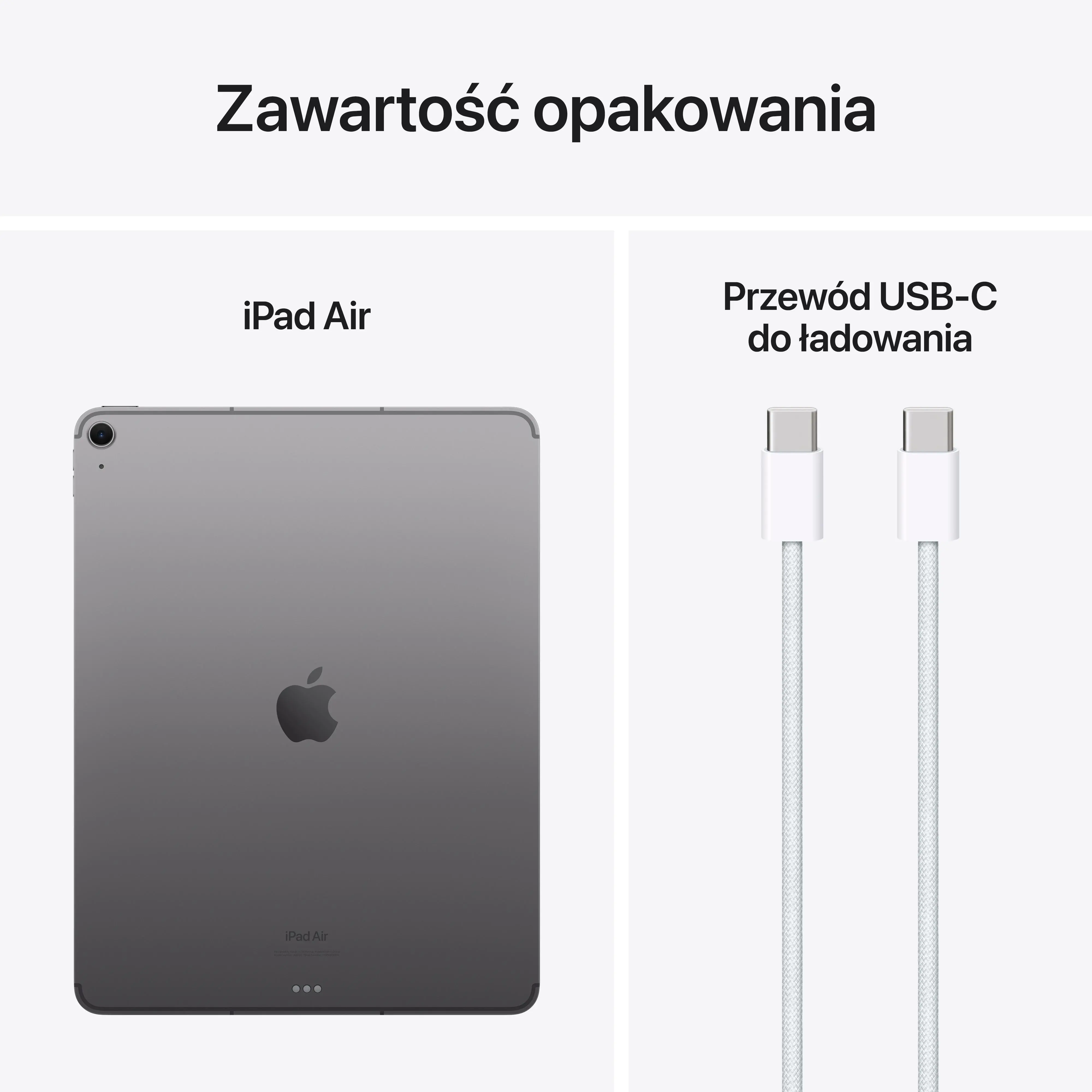 Apple iPad Air 6 gen 2024 13" 8/512GB Wi-Fi Cellular 5G Gwiezdna Szarość