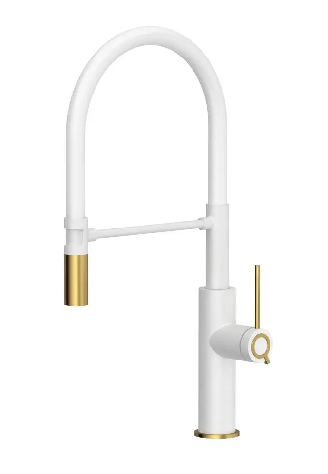 Bateria Quadron Gemma Q Line 3623501WHMPVDG1 Snow white/Złoty Stal szlachetna