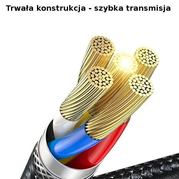 Kabel USAMS U71 USB-C do Lightning 20W PD Fast Charge SJ522USB01 2m Czarny