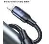 Kabel USAMS U71 USB-C do Lightning 20W PD Fast Charge SJ522USB01 2m Czarny