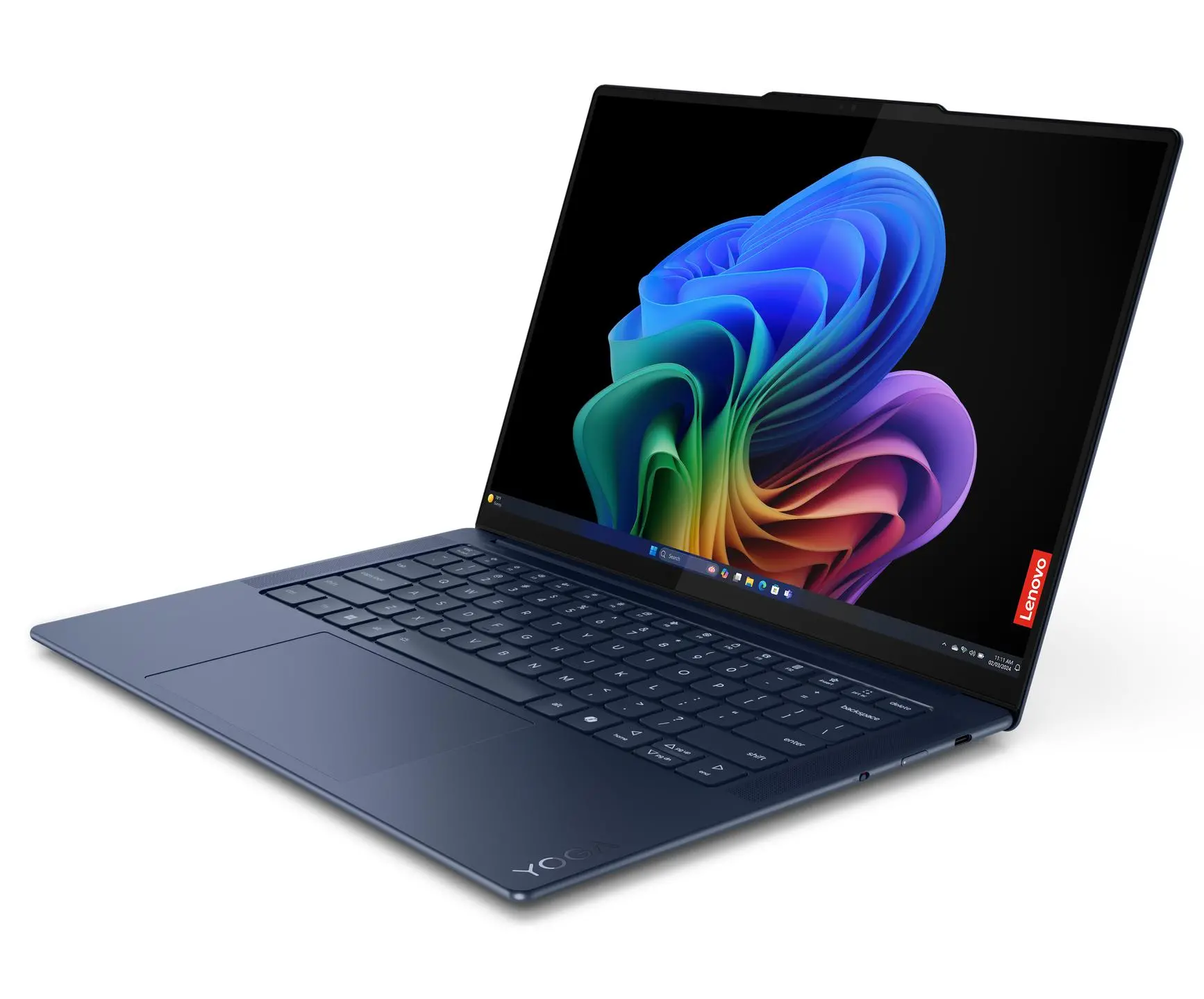 Laptop Lenovo Yoga Slim 7x OLED 14,5" Snapdragon X Elite X1E-78-100 16GB RAM 512GB Dysk SSD Win11 Niebieski