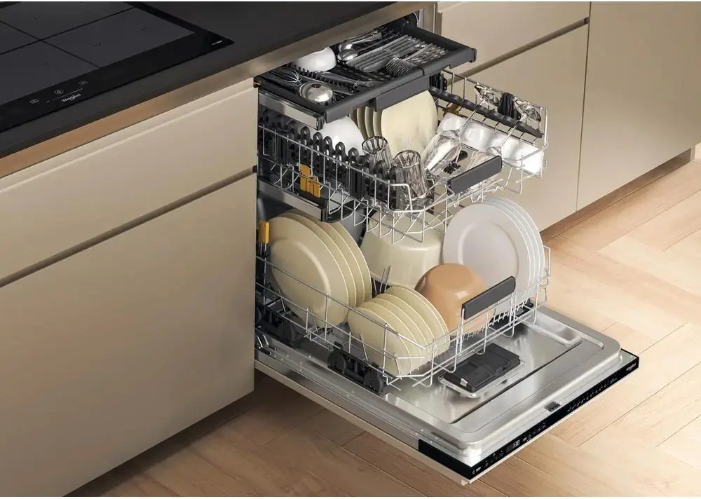 Zmywarka Whirlpool WH7IPA15BM6L0 MaxiSpace 59,8cm Automatyczne otwieranie drzwi Szuflada na sztućce